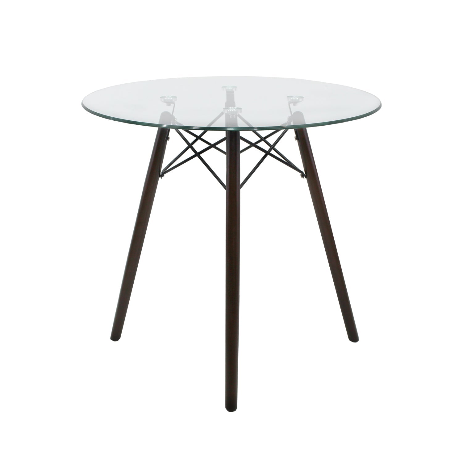 Mesa de Comedor Circular Oslo T8 Nogal