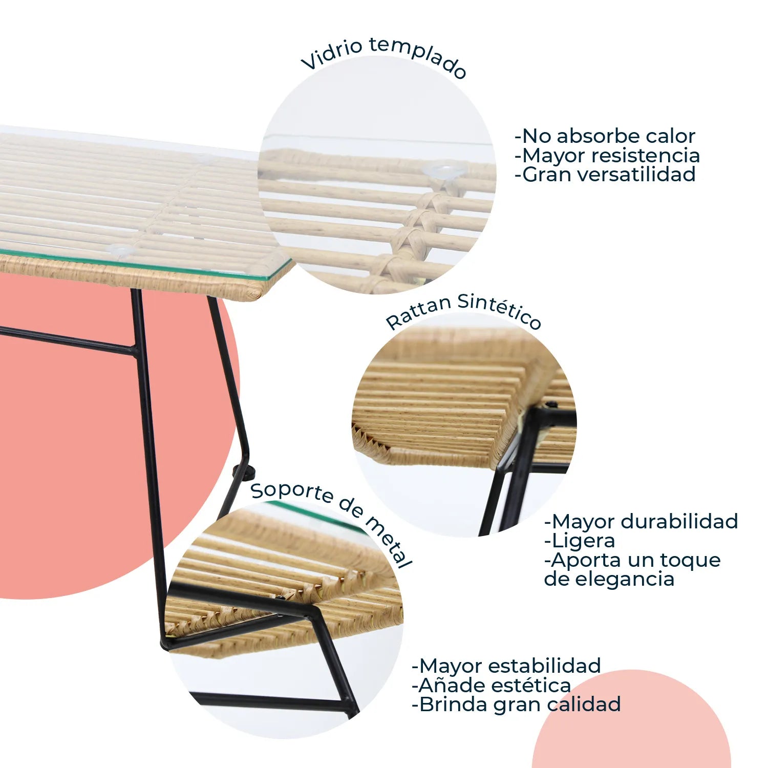 Mesa de Centro Tobago 9