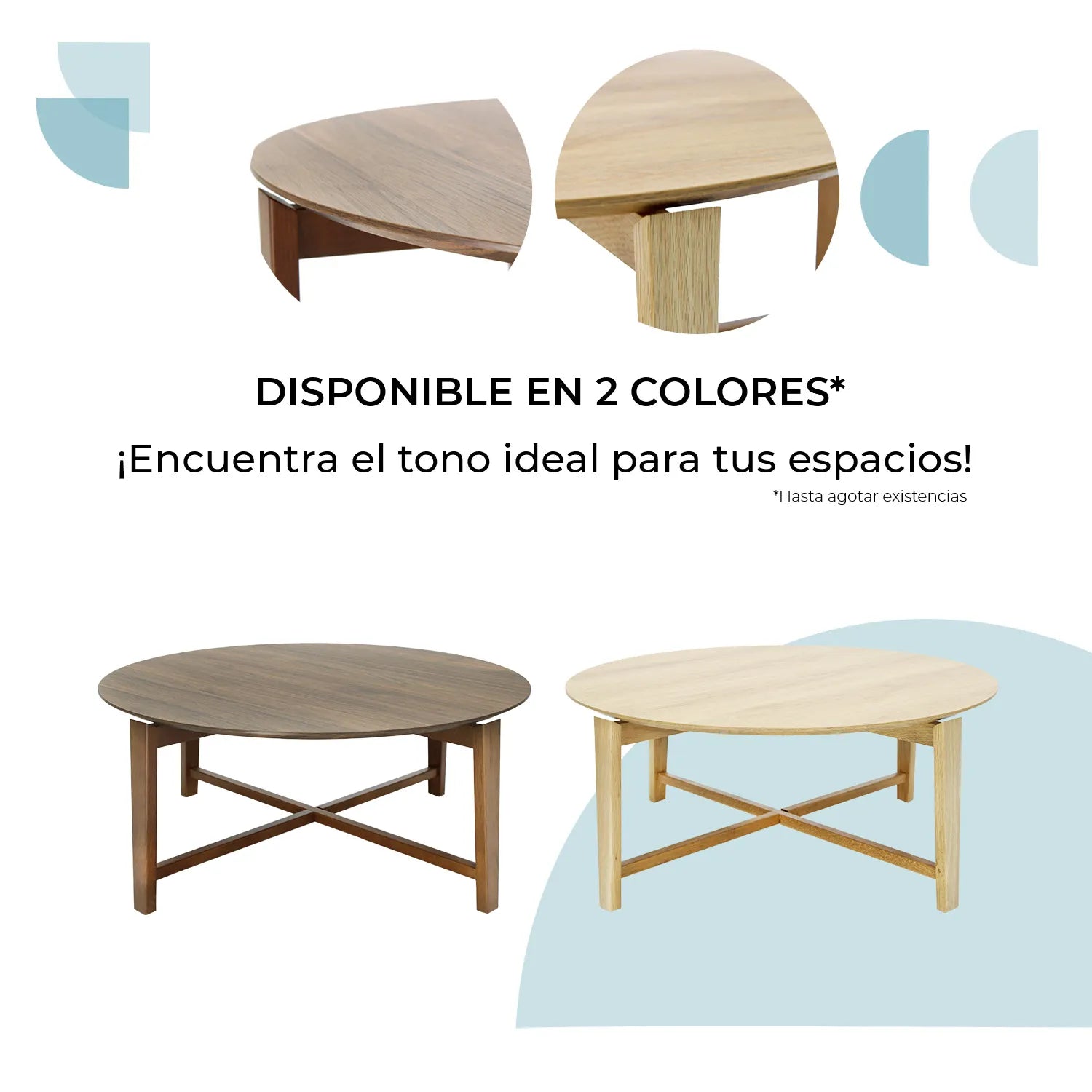 Mesa de centro circular Palu 20222L 7