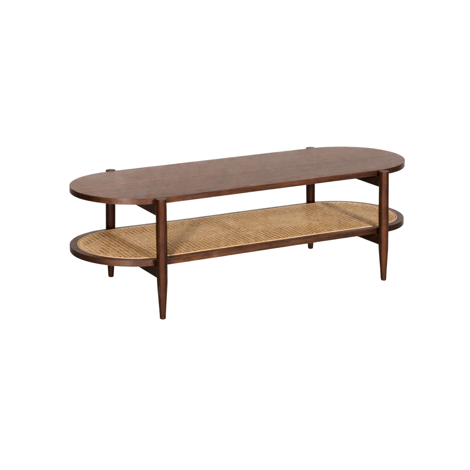 Mesa de centro rectangular Kangar – Encino o nogal 120x60 11