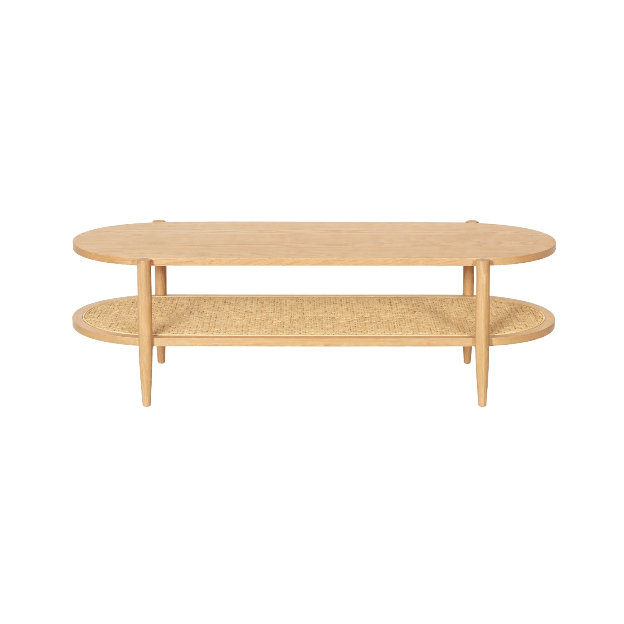Mesa de centro rectangular Kangar – Encino o nogal 120x60 4