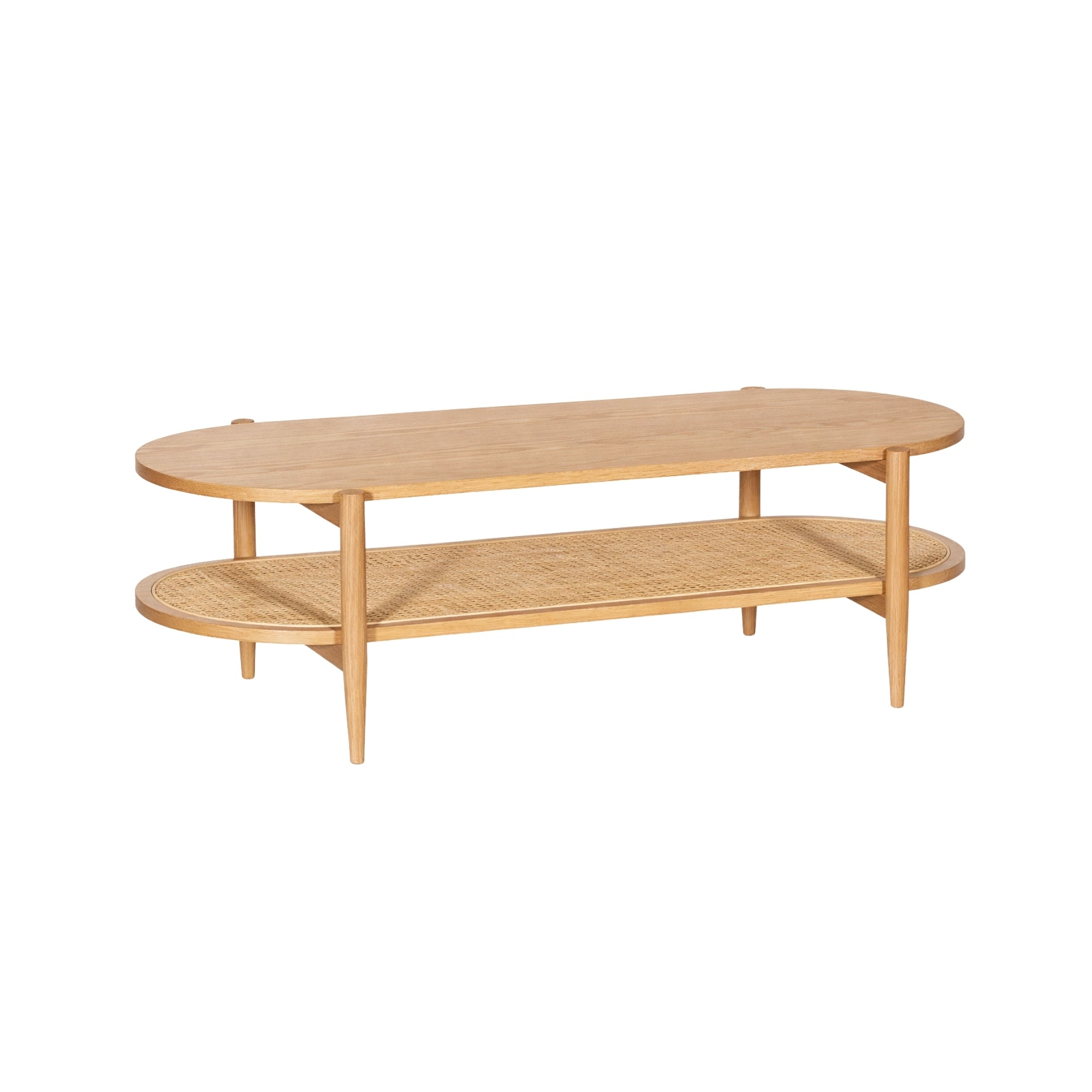 Mesa de centro rectangular Kangar – Encino o nogal 120x60 1