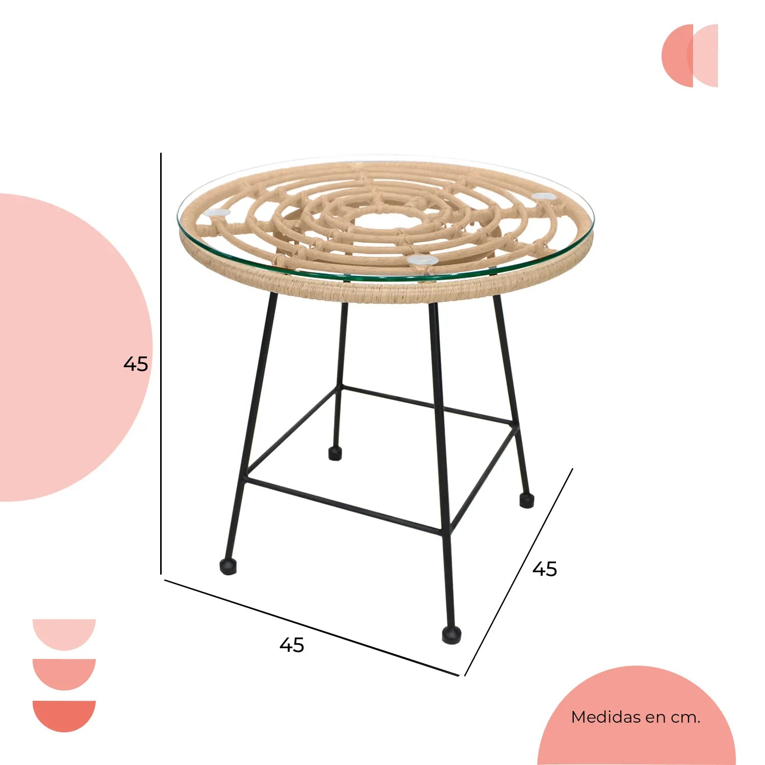 Mesa de Centro Dominica 8