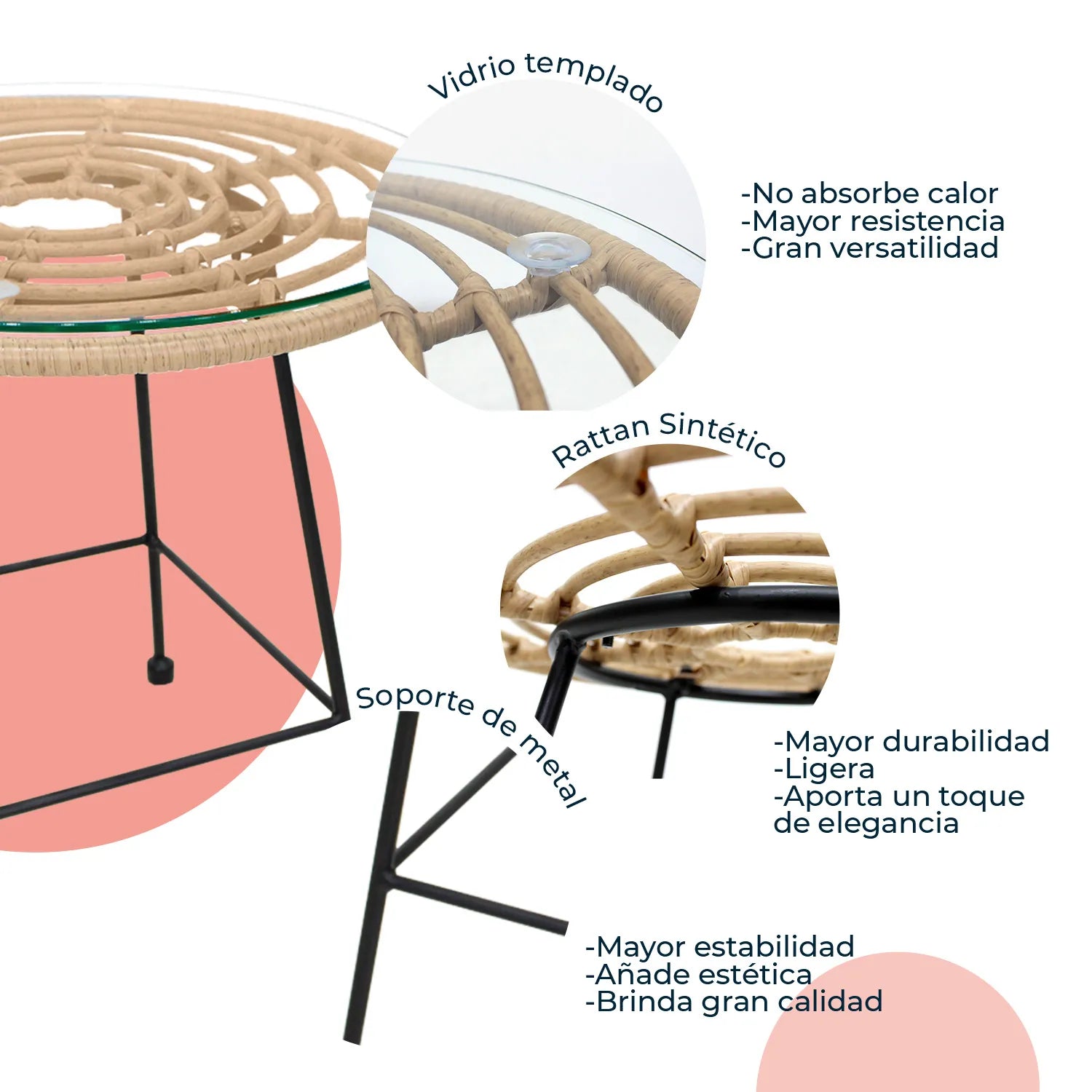 Mesa de Centro Dominica 6