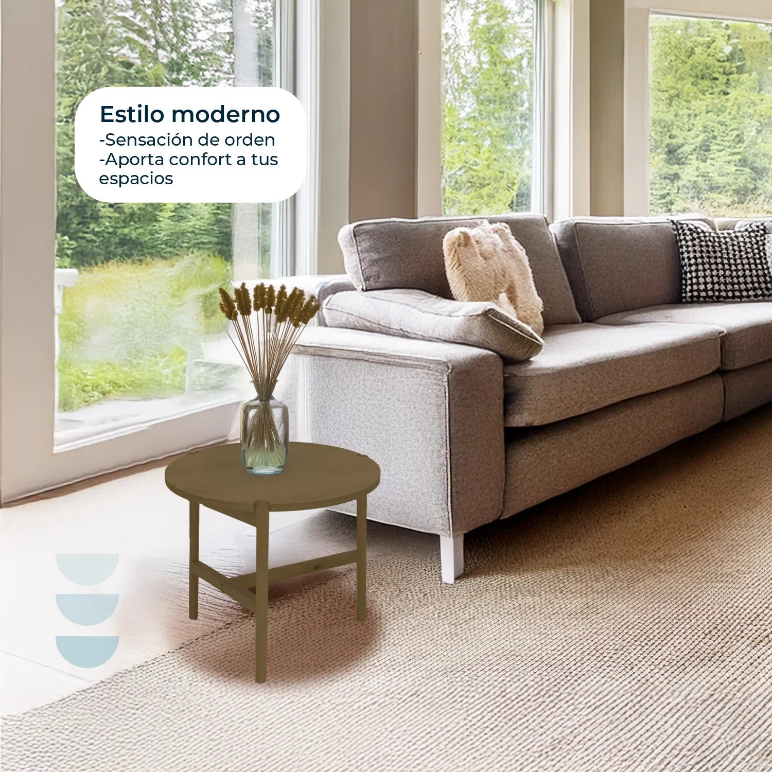 Mesa lateral Palu circular 50 1928S 8