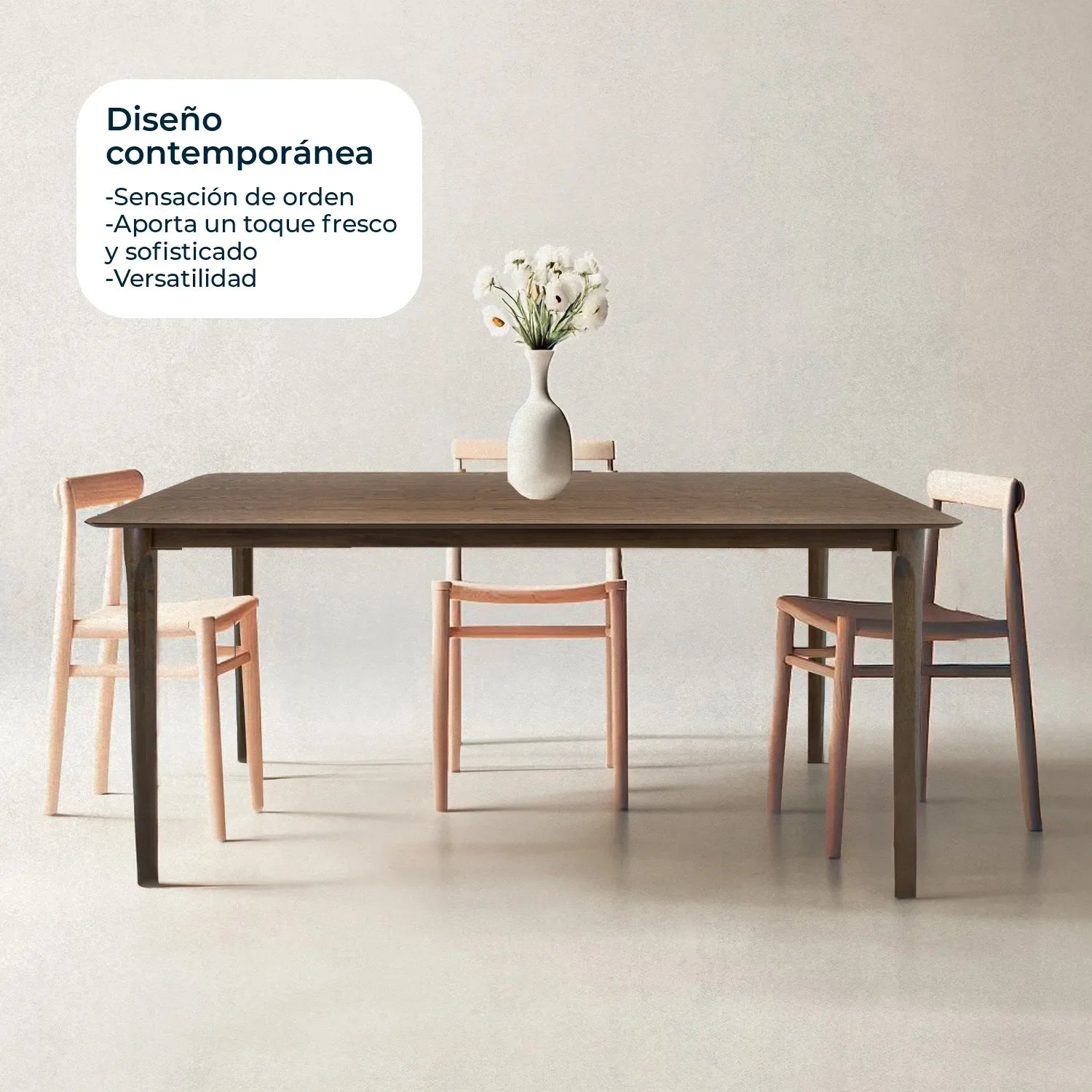 Mesa de Comedor Rectangular Madeira Chapa 150 9