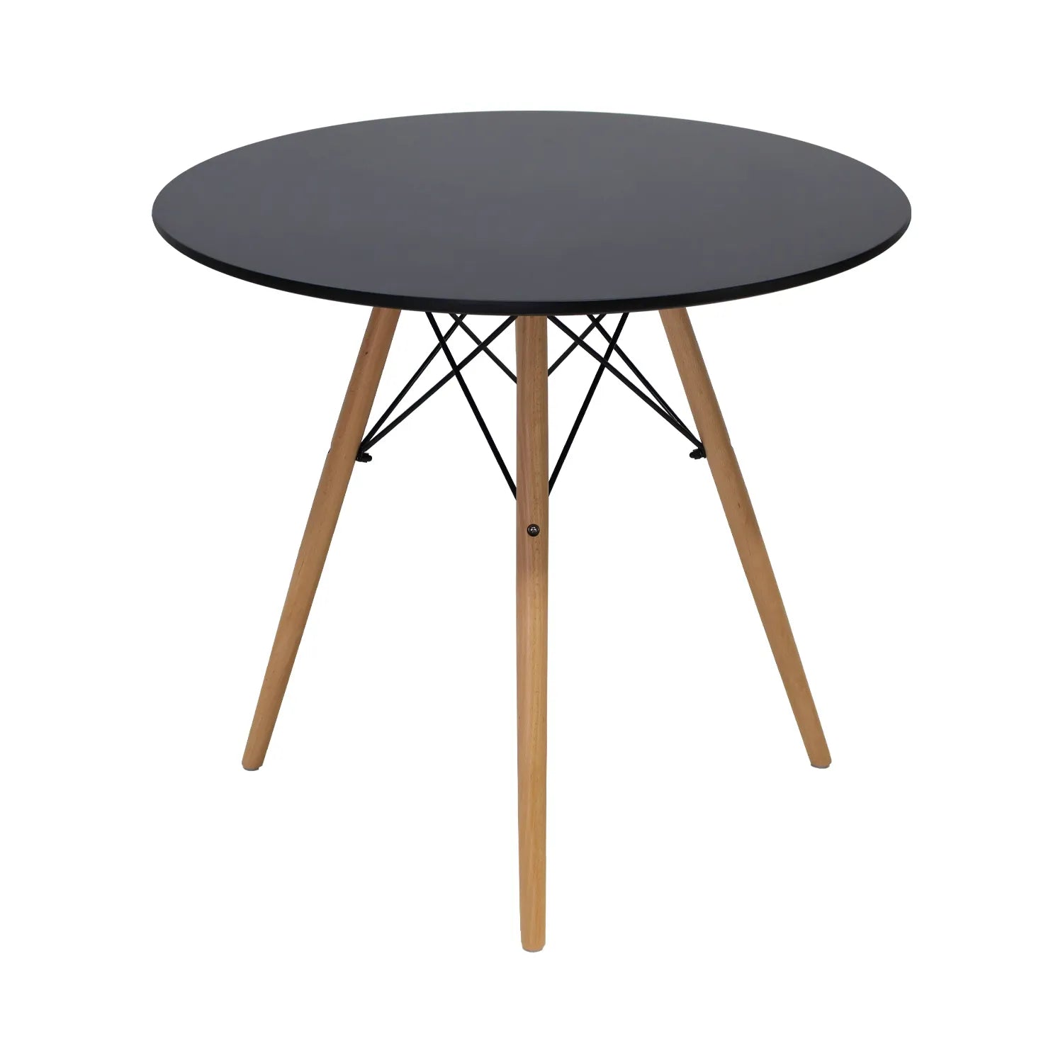 Comedor Mesa oslo 80 Negro + 4 Sillas Oslo 3