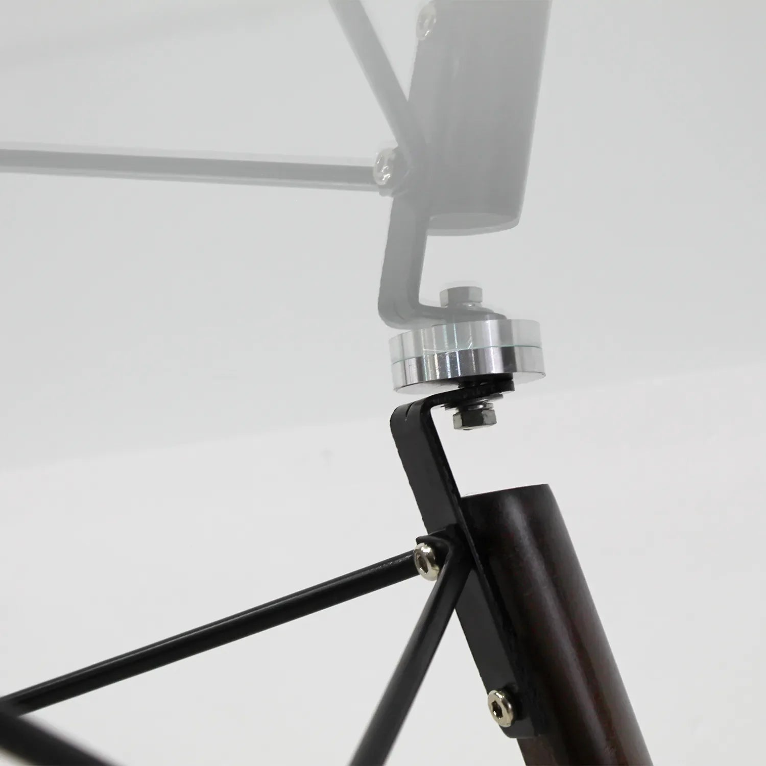 Comedor Mesa Oslo Cristal T5 NOGAL + 4 Sillas Frankfurt 6