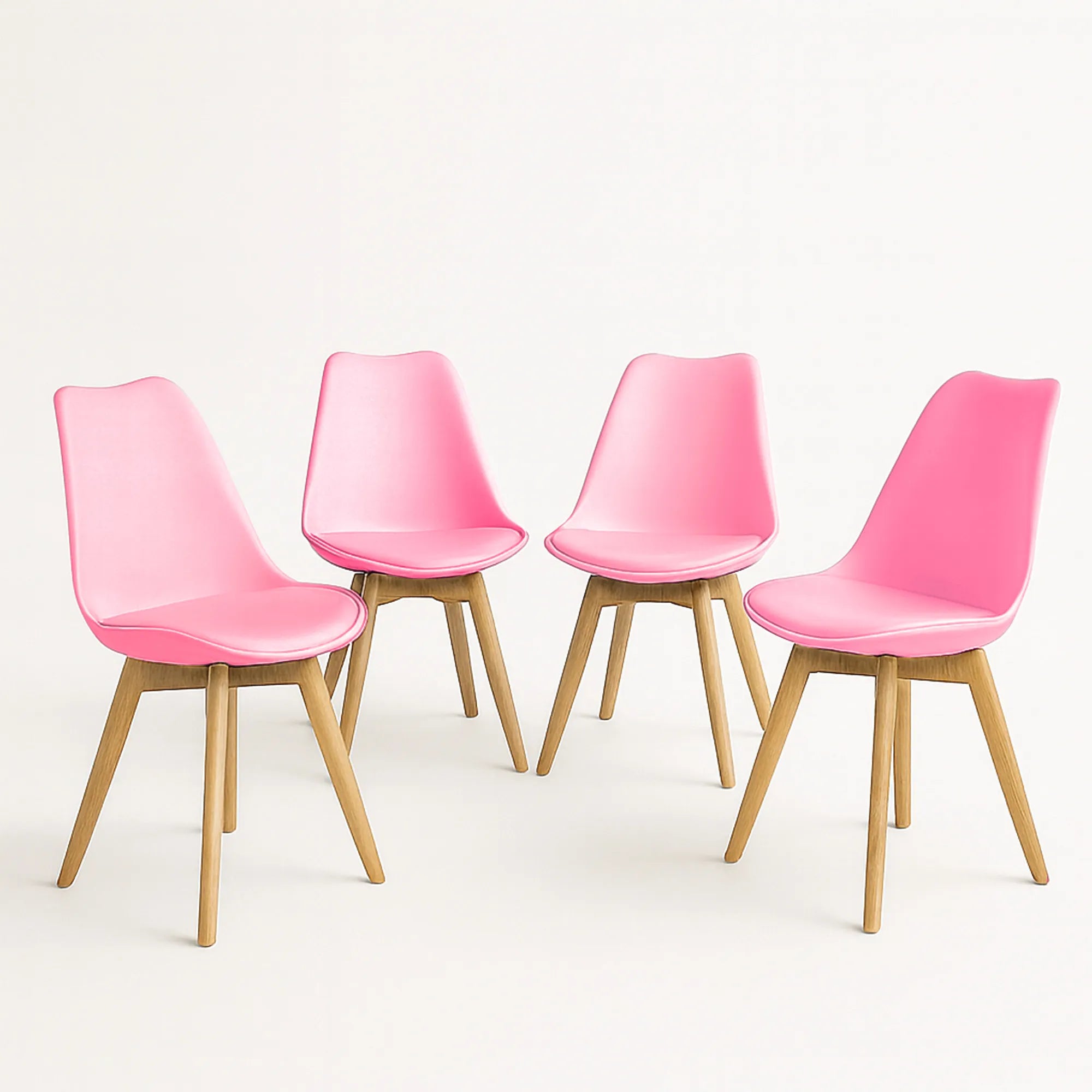 Set de 4 Sillas Eames Frankfurt | Sillas acojinadas 9