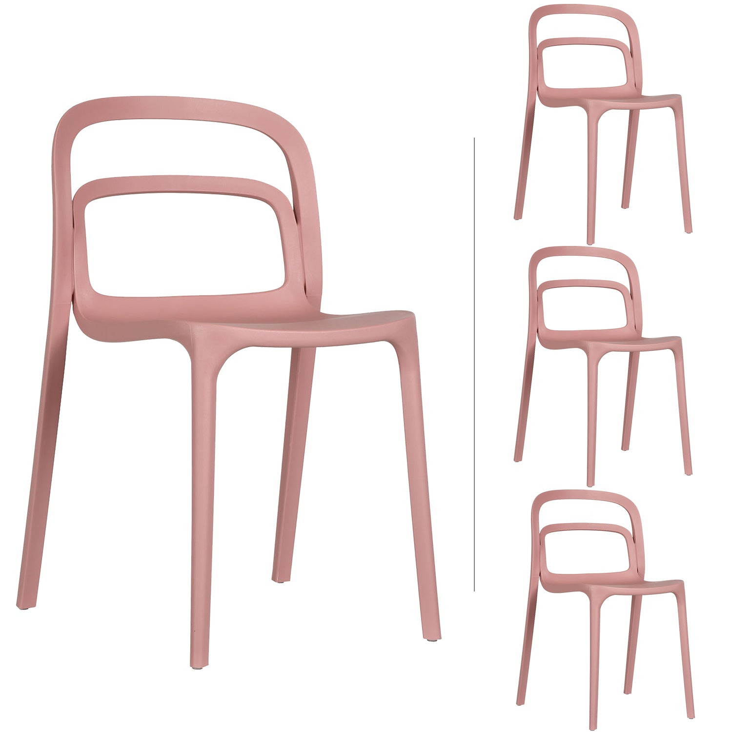 Set De 4 Silla Exterior Asti