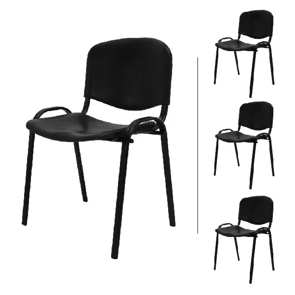 Set de 4 Sillas Fijas Plástico Nova