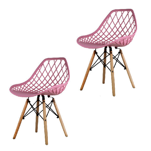 Set de 2 Sillas Oslo Vento | Sillas Eames para comedor